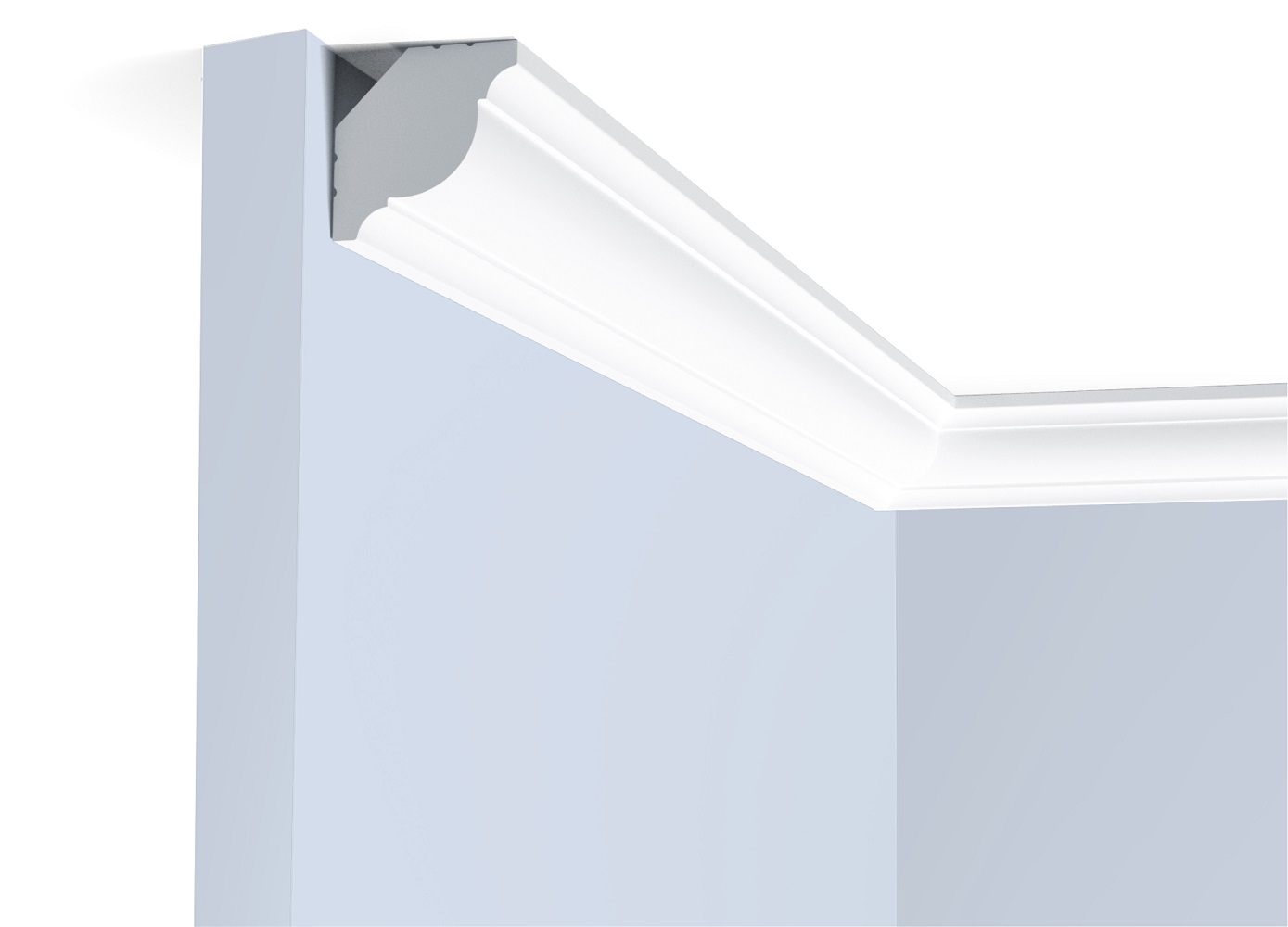 Потолочный плинтус под покраску Hiwood CI30V1 2000×30×30