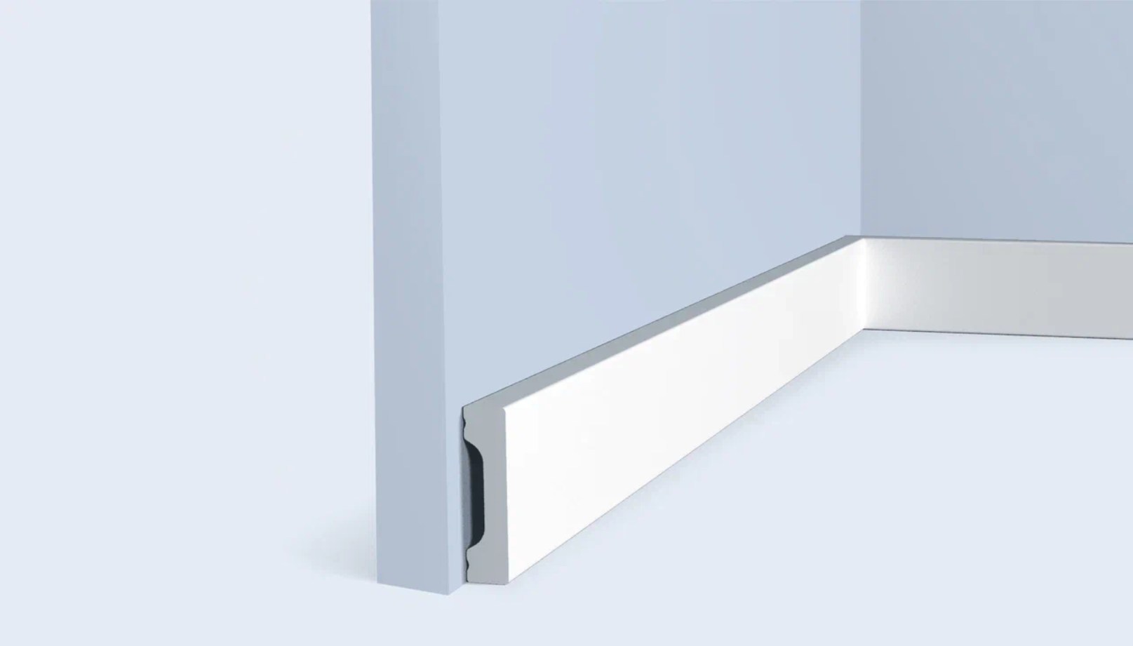 Плинтус под покраску Hiwood W40V1 2000×40×10