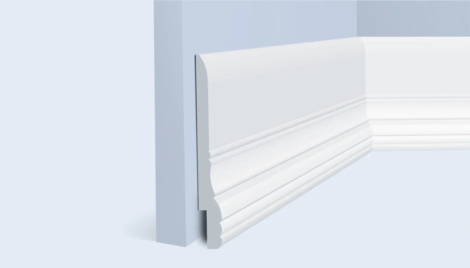 Плинтус под покраску Hiwood L1605 2000×90×13,7