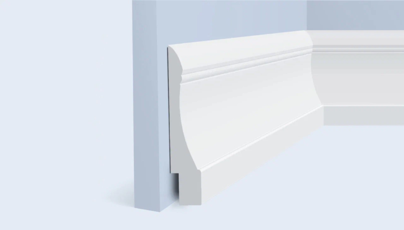 Плинтус под покраску Hiwood L1606 2000×90×19