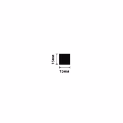 Молдинг из полистирола под покраску Hiwood D15V1 2000×15×15