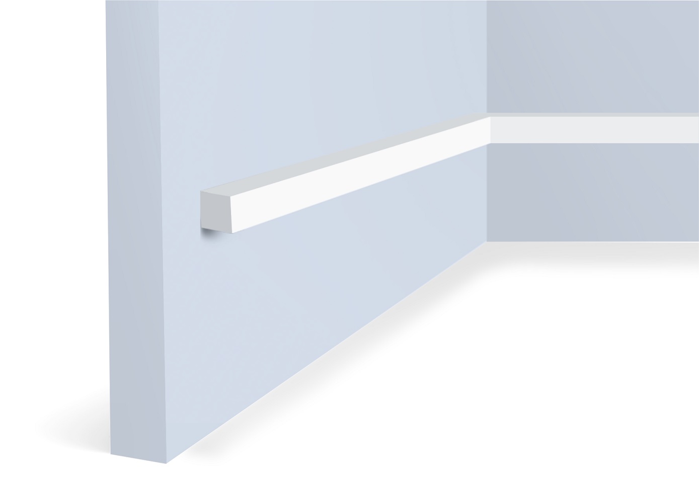 Молдинг из полистирола под покраску Hiwood D15V1 2000×15×15