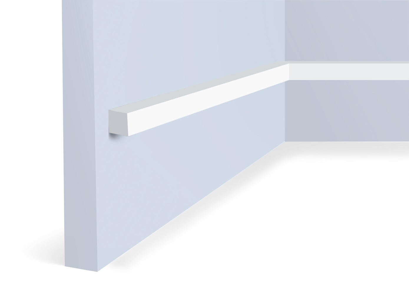 Молдинг из полистирола под покраску Hiwood D20V1 2000×20×20