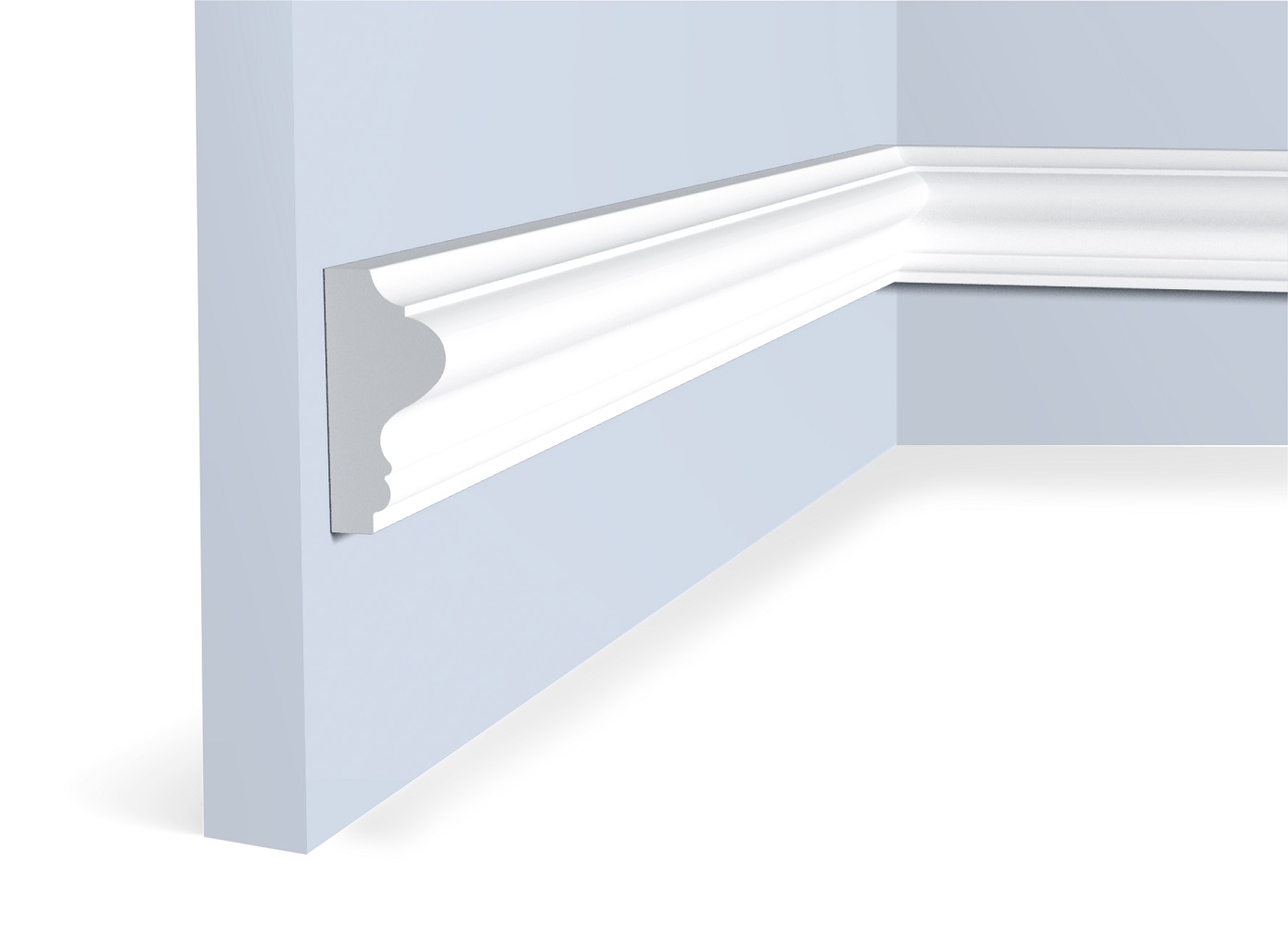 Молдинг из полистирола под покраску Hiwood LD60 2000×60×28