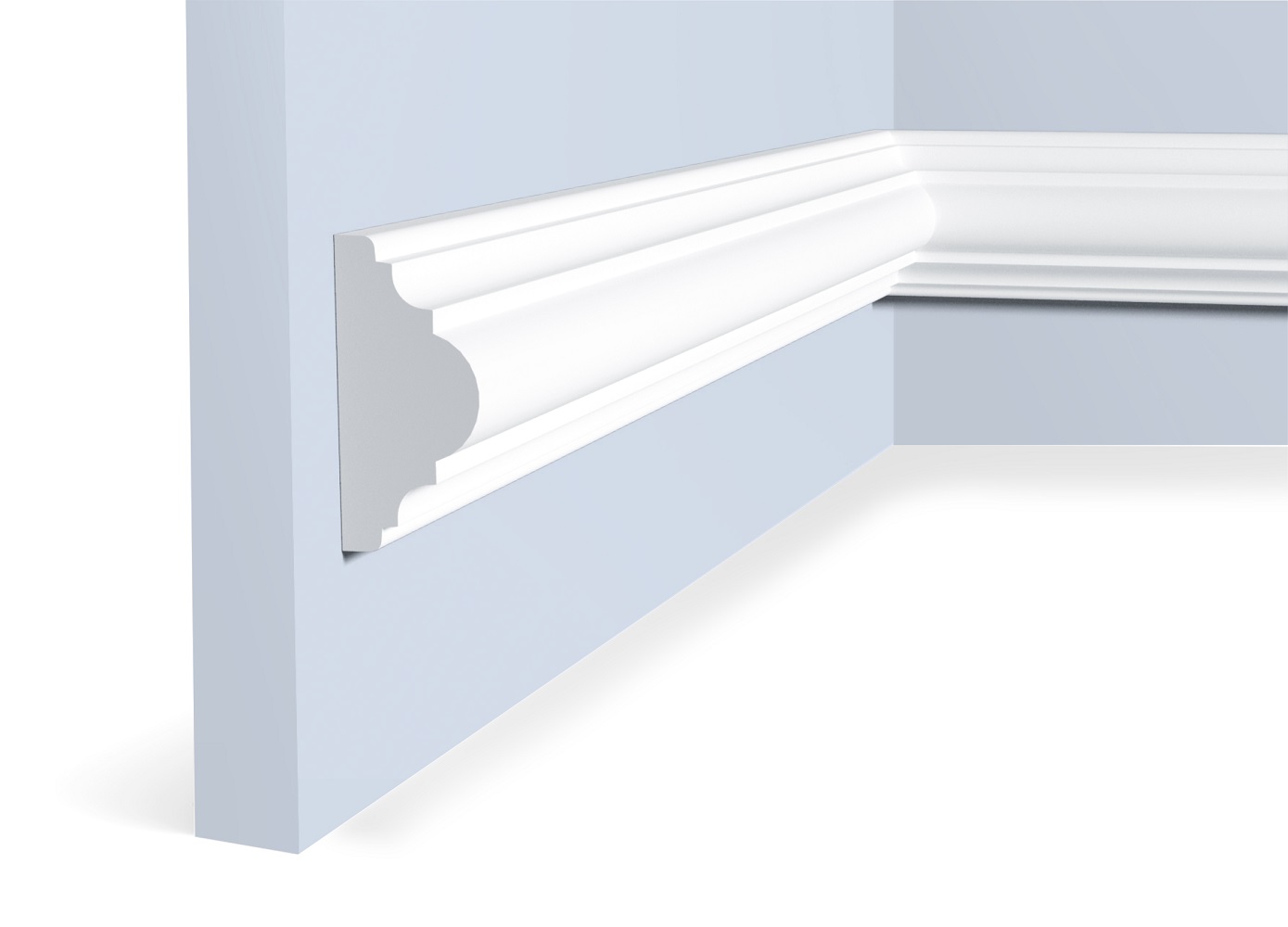 Молдинг из полистирола под покраску Hiwood D50V1 2000×50×23,3