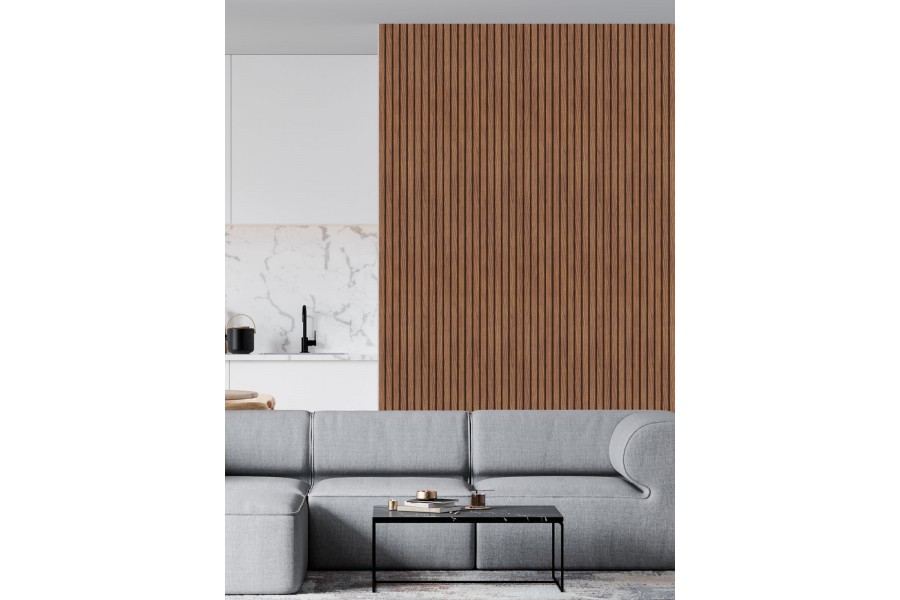 Стеновая панель из полистирола Hiwood LV124 BR395 2700×120×12