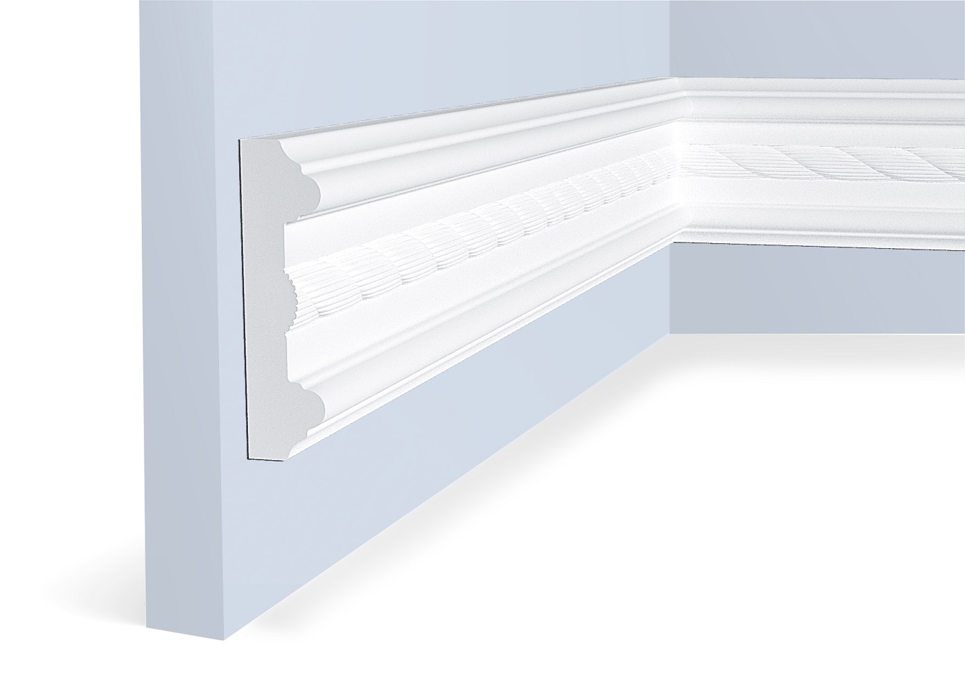 Молдинг из полистирола под покраску Hiwood WE66E2 2000×66×17