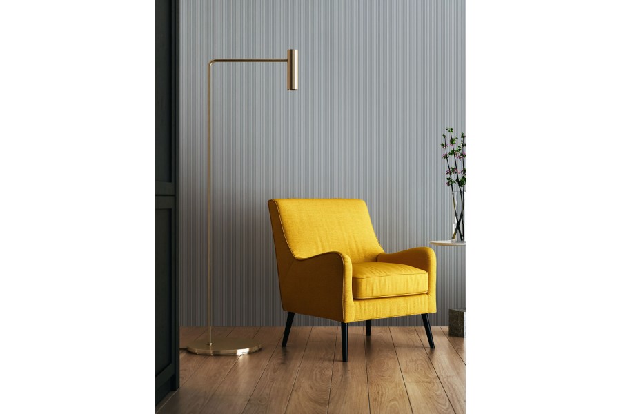 Стеновая панель из полистирола под покраску Hiwood LV136 NP 2700×120×12 фото в интерьере