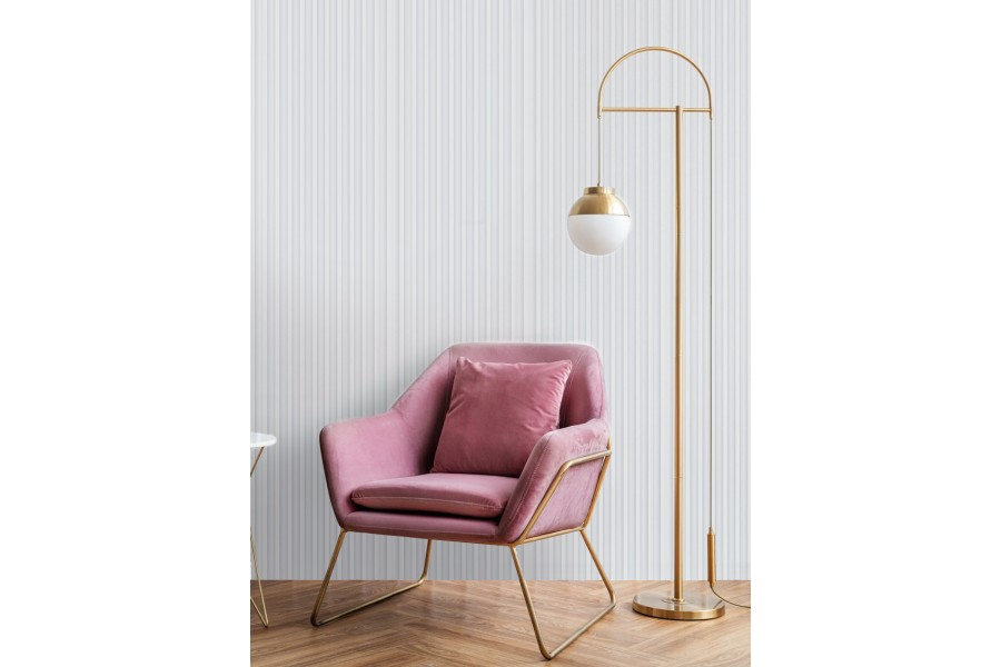 Стеновая панель из полистирола под покраску Hiwood LV138 NP 2700×120×12 фото в интерьере