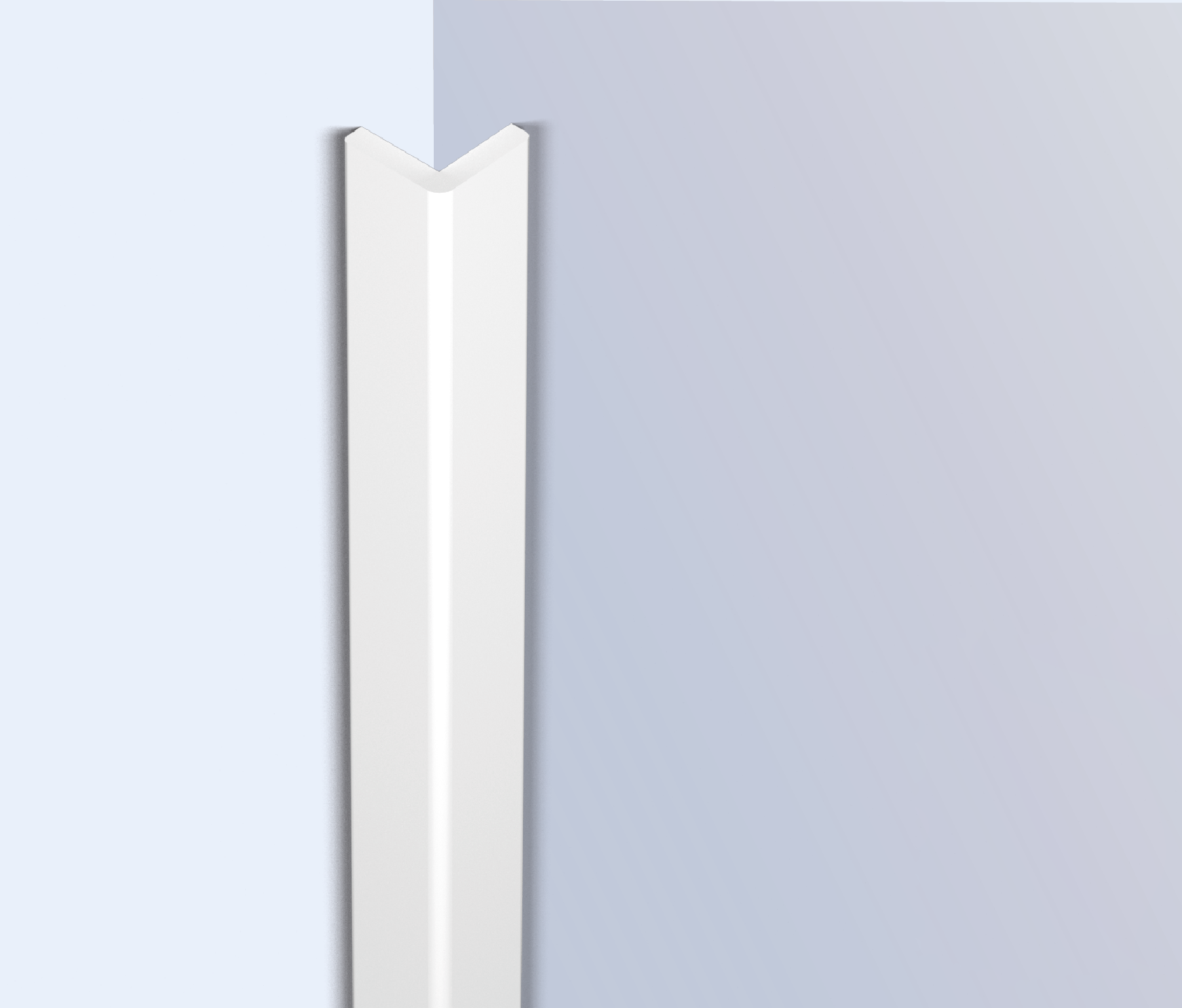 Молдинг угловой под покраску Hiwood C20V2 2000×20×20