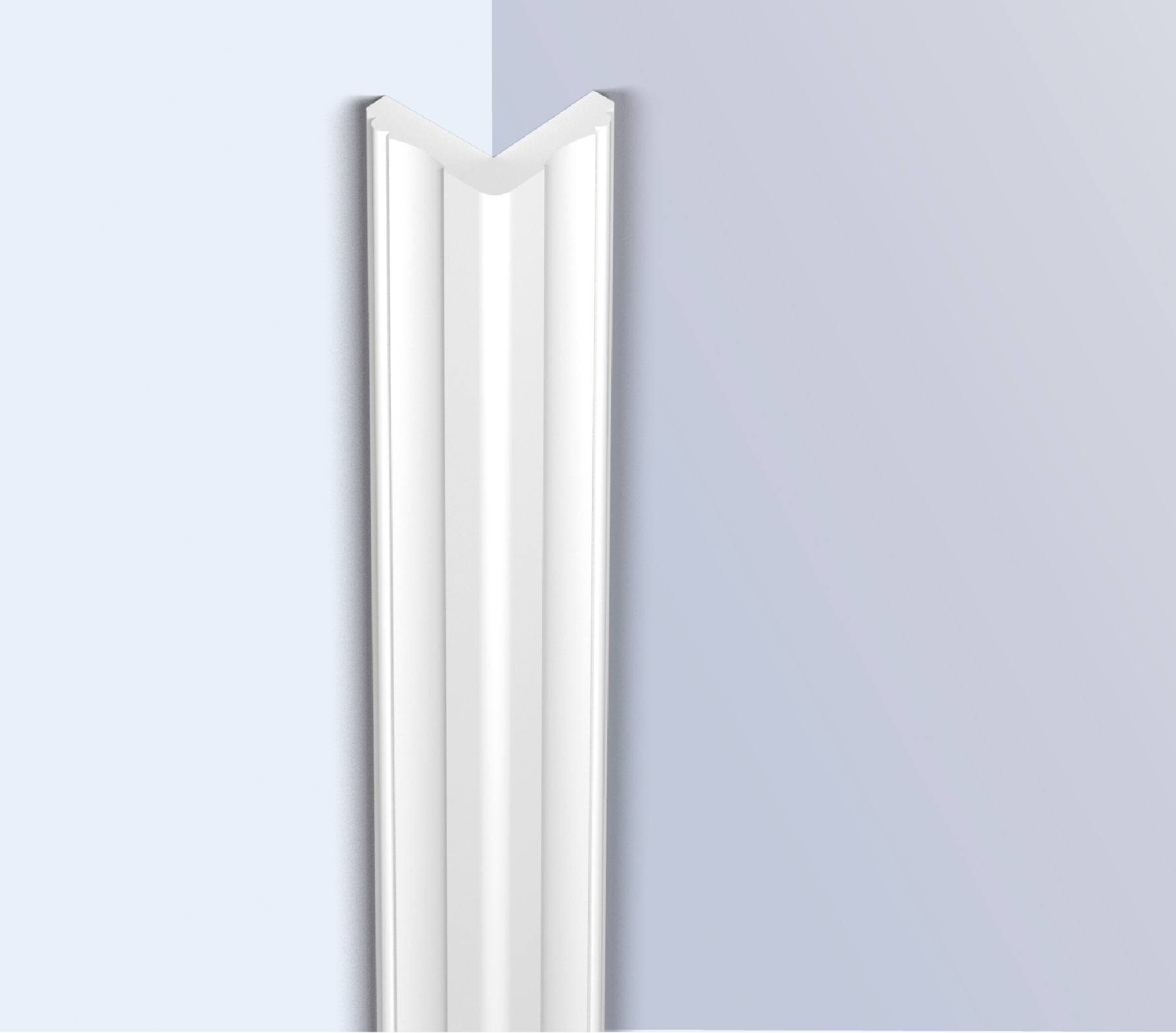 Молдинг угловой под покраску Hiwood C40V1 2000×40×40