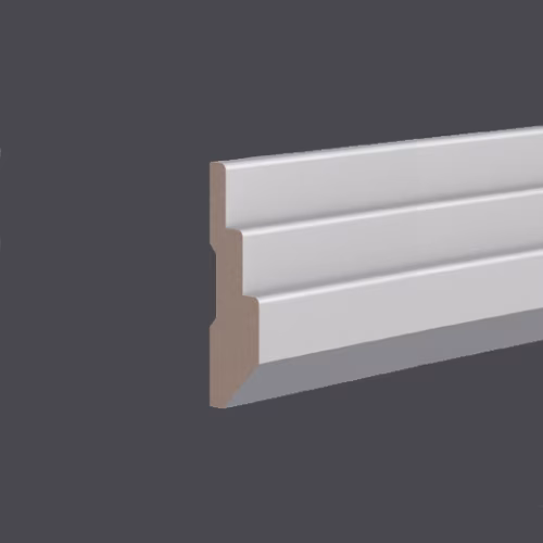 Молдинг ЛДФ под покраску Ultrawood U 004 2200×75×22