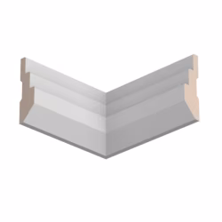 Молдинг ЛДФ под покраску Ultrawood U 004 2200×75×22