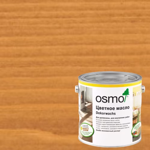 Масло с твердым воском для дерева Osmo Dekorwachs Transparent цвет 3123 Клён шелковисто-матовый 0,22 л