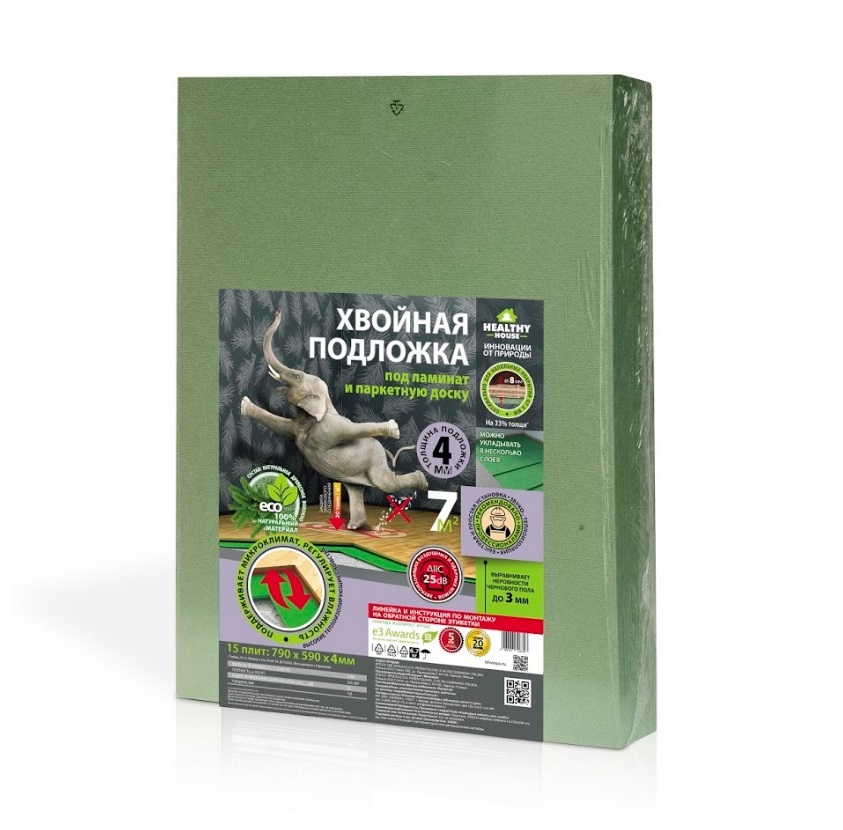 Подложка хвойная Steico 4 мм