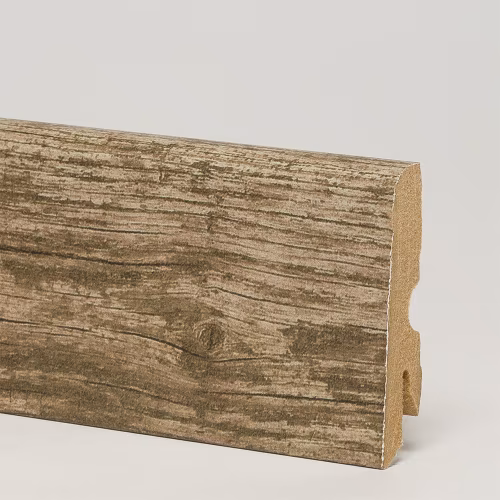 Плинтус МДФ ламинированный CorkStyle Oak Antik 2500×58×17