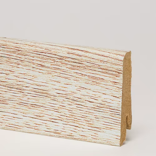 Плинтус МДФ ламинированный CorkStyle Oak Washed 2500×58×17