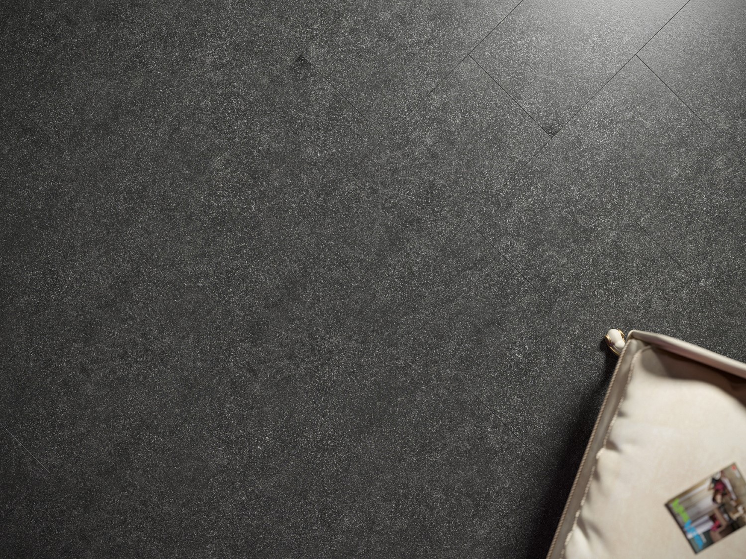 Кварцвиниловая плитка FineFloor замковая Stone Лаго-Верде FF-1592 655×324×4,5 фото в интерьере