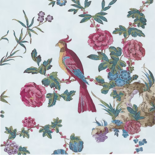 Обои Little Greene Archive Trails Darwin − Azure 0247DAAZURE
