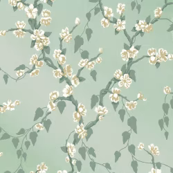 Обои Little Greene Archive Trails Sakura - Aqua Lustre 0247SAAQUAL
