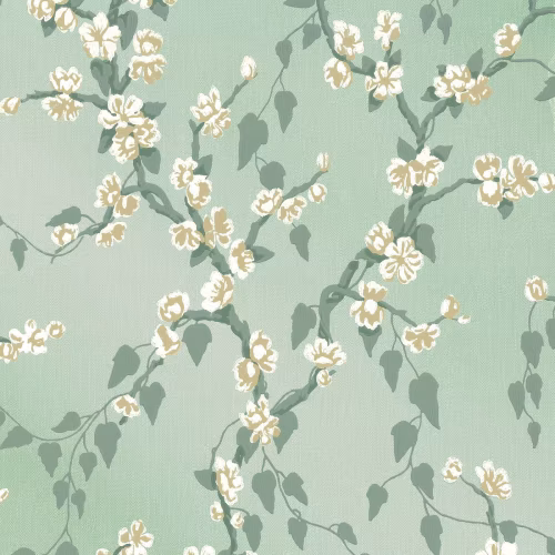 Обои Little Greene Archive Trails Sakura - Aqua Lustre 0247SAAQUAL