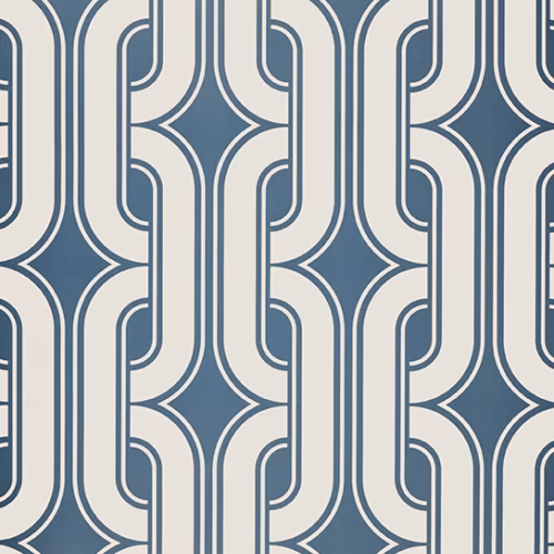 Обои Little Greene 20th Century Papers Lavaliers - Low Wave 0288LALOWWA