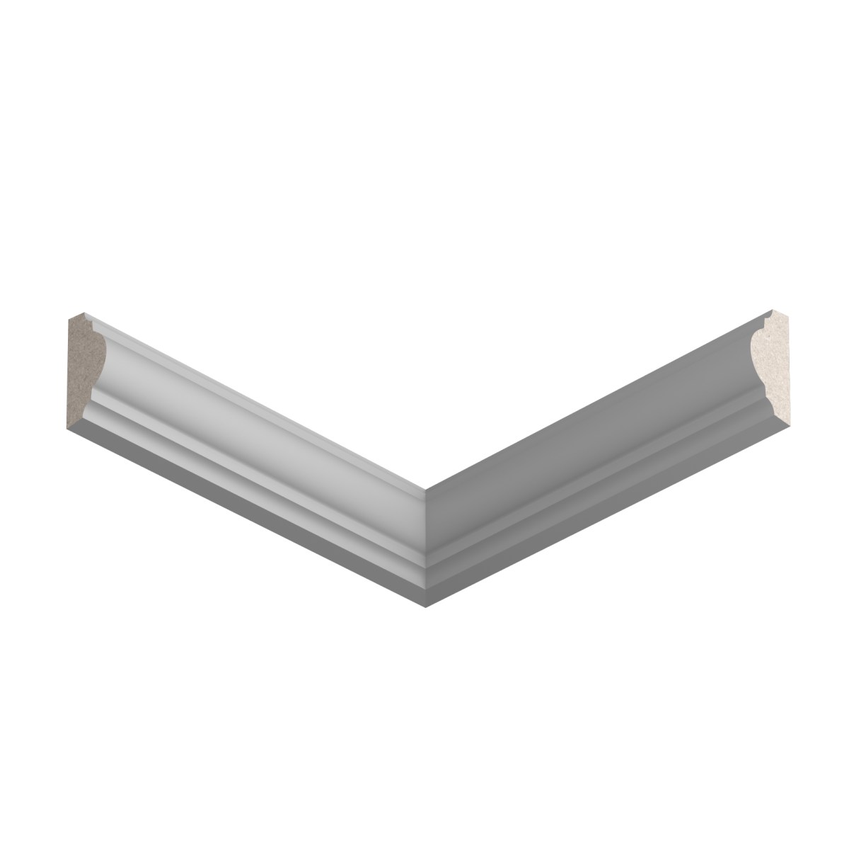 Молдинг ЛДФ под покраску Ultrawood U 003 2440×25×12