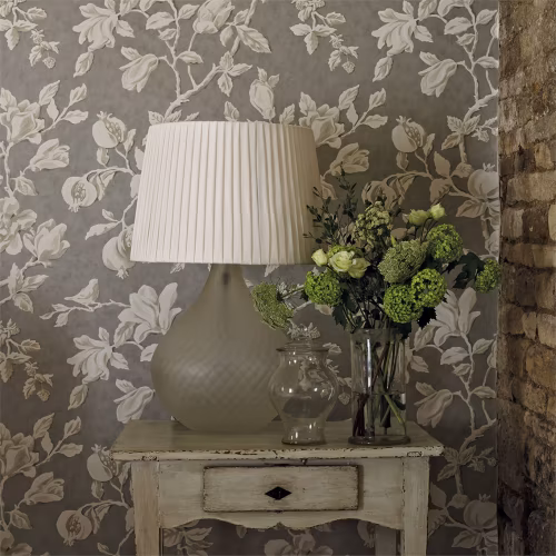 Обои Sanderson Woodland Walk Magnolia & Pomegranate 215722