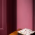 Краска Paint and Paper Library цвет Rhubarb 376 Pure Flat Emulsion 0,125 л фото в интерьере