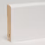 Плинтус МДФ ламинированный Арт Лайн белый Flat 2050×80×16