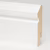 Плинтус МДФ ламинированный TeckWood фигурный белый матовый 2150×80×16