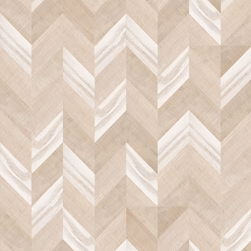 Пробковый пол клеевой Corkstyle Chevron Creme французская елка 1235×305×6