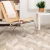 Пробковый пол клеевой Corkstyle Chevron Creme французская елка 1235×305×6 фото в интерьере