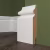 Плинтус МДФ под покраску Evrowood PN 100 2000×100×16 фото в интерьере