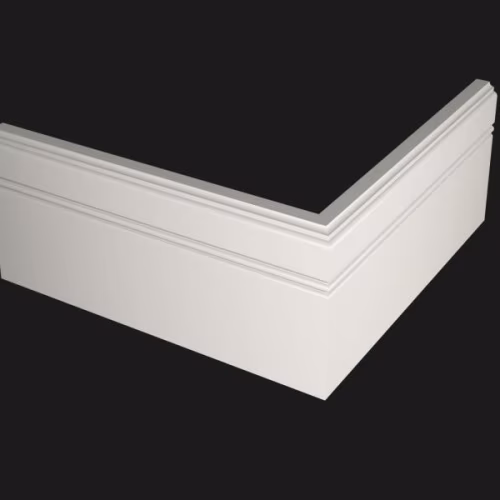 Плинтус МДФ под покраску Evrowood PN 120 2000×110×16