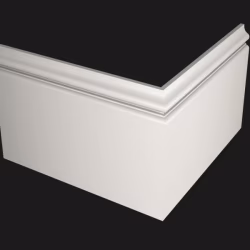 Плинтус МДФ под покраску Evrowood PN 180 2000×165×16