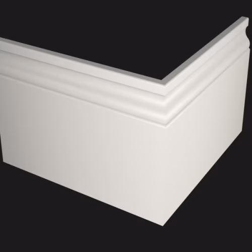 Плинтус МДФ под покраску Evrowood PN 190 2000×180×16