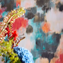 Обои Harlequin Standing Ovation Exuberance Coral/Turquoise 111476