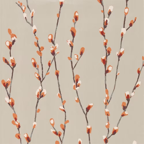 Обои Harlequin Standing Ovation Salice Tangerine/Gilver 111470