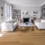 Паркетная доска Kahrs Люкс Дуб Солнце Sun 151N8AEK04KW240 Lively 2420×187×15 фото в интерьере