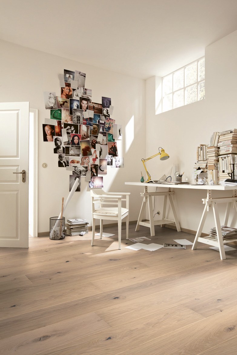 Паркетная доска Meister PD 450 Penta Дуб лайвли Чистый 8595 2400×255×13 фото в интерьере