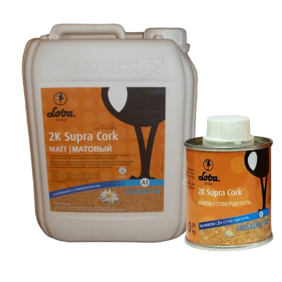 Лак для пробки Loba 2K Supra Cork 5 л