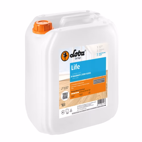 Лак для паркета Loba Life полуматовый 10 л
