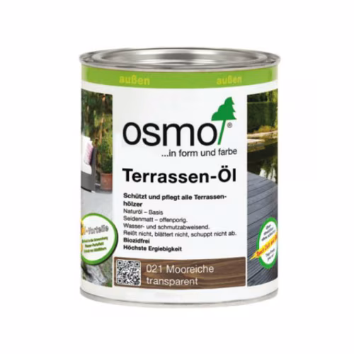 Масло для террас Osmo Terrassen-Ole цвет 021 Дуб Мореный шелковисто-матовое 0,75 л