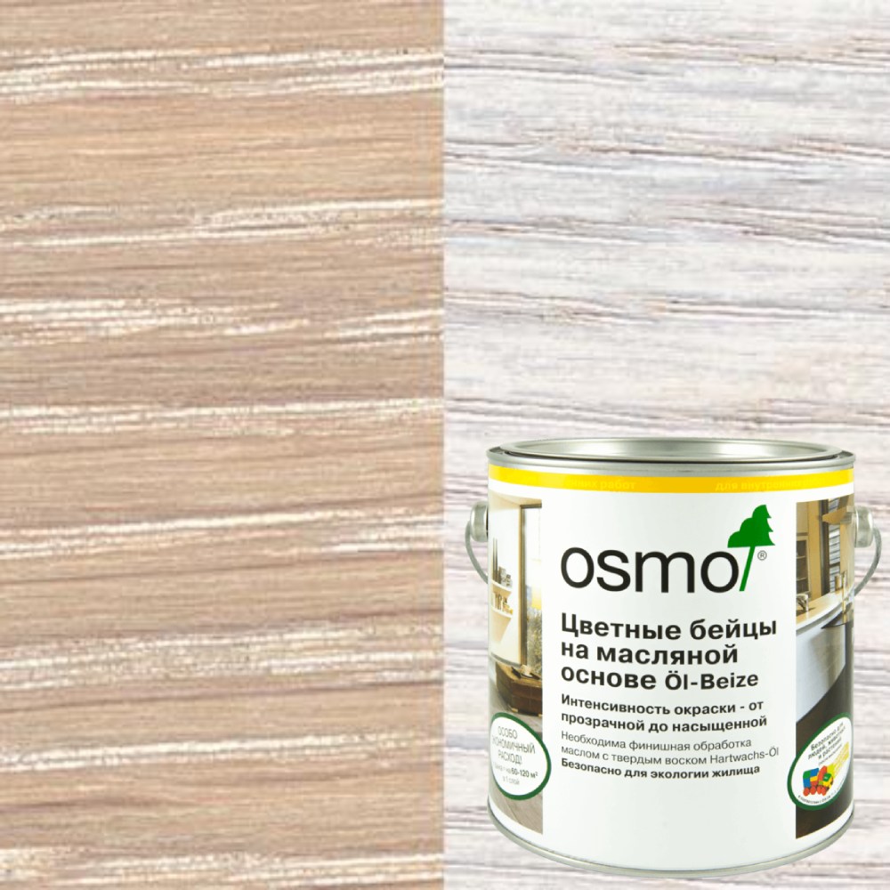 Бейц морилка на масляной основе Osmo Ol-Beize 3501 Белый 1 л