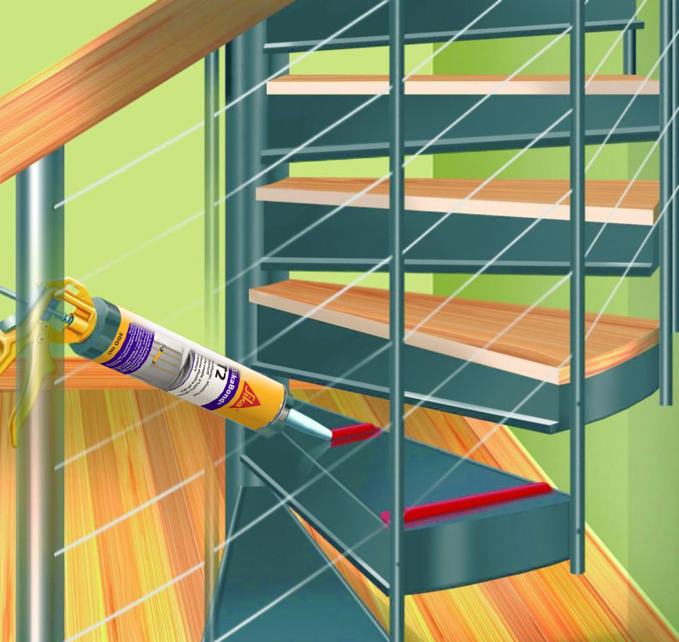 Монтажный клей SikaBond T2 черный 26434 0,6 л