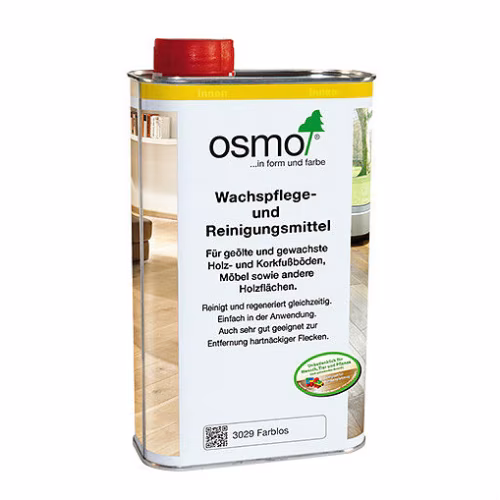 Эмульсия для ухода и очистки древесины Osmo 3029 WPR Wachspflege und Reinigungsmittel прозрачная 1 л