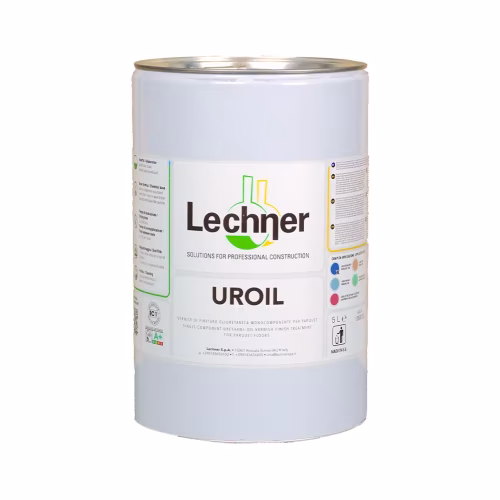 Лак для паркета Lechner Uroil полуматовый 5 л