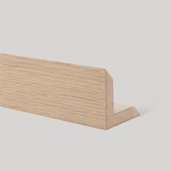 Рейка декоративная Modern Decor дуб без покрытия 2-х сторонняя 2800×40×40