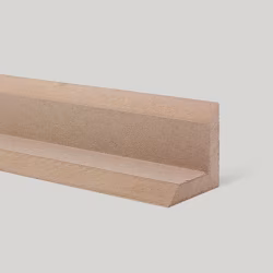 Рейка декоративная Modern Decor дуб без покрытия 2-х сторонняя 2800×40×40
